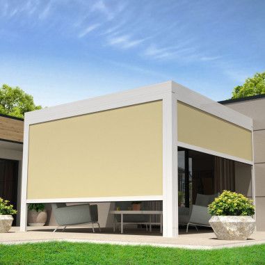 Toldo vertical compatible con pérgola LEVANTE 4,00x2,50 M INTERSUN - 1