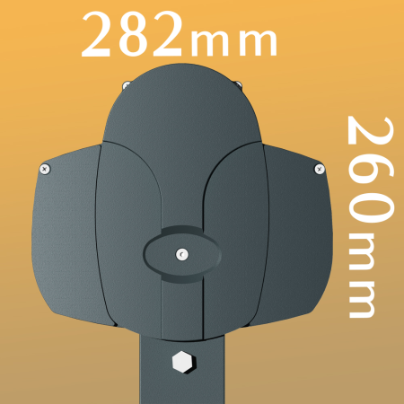 Abri doble pendiente retráctil TRAFALGAR 4,00x2x3,00 M INTERSUN - 15