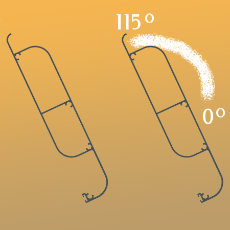 Pérgola bioclimática TRAMONTANA 4,50x4,987 M Motorización con pistón eléctrico y mando a distancia INTERSUN - 6