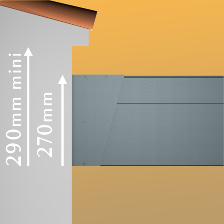 Pérgola bioclimática SIROCO 4,50x4,109 M Motorización con pistón eléctrico y mando a distancia INTERSUN - 7