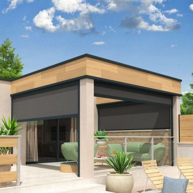 Toldo vertical compatible con pérgola LEVANTE 2,50x2,50 M INTERSUN - 7