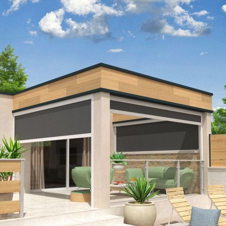 Toldo vertical compatible con pérgola LEVANTE 3,00x2,50 M INTERSUN - 7