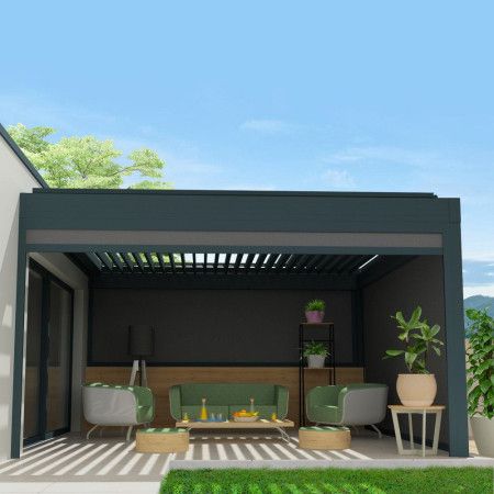 Toldo vertical compatible con pérgola TRAMONTANA 2,50x2,50 M INTERSUN - 4