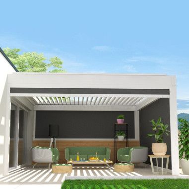 Toldo vertical compatible con pérgola TRAMONTANA 3,50x2,50 M INTERSUN - 4